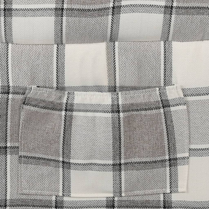 vidaXL szürke szövet dönthető szék