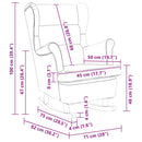 vidaXL Borvörös Bársony és Tömörfa Hintaszék Fa