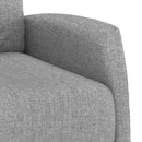 vidaXL világosszürke szövet felállást segítő fotel