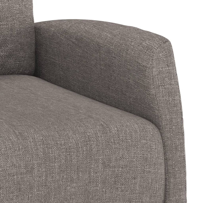 vidaXL tópszínű szövet felállást segítő fotel