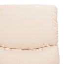 vidaXL krémszínű szövet felállást segítő fotel