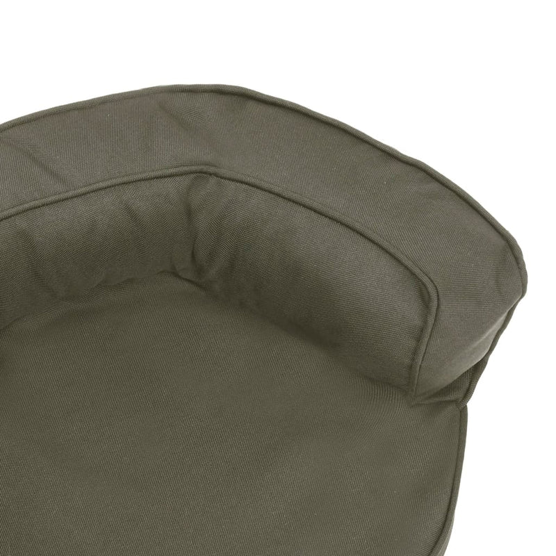 vidaXL ergonomikus vászonhatású sötétszürke kutyaágymatrac 60 x 42 cm