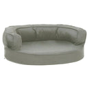 vidaXL szürke ergonomikus vászonhatású kutyaágymatrac 60 x 42 cm