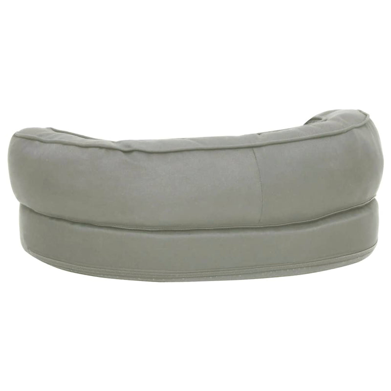vidaXL szürke ergonomikus vászonhatású kutyaágymatrac 60 x 42 cm