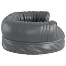 vidaXL szürke ergonomikus műbőr kutyaágy 60 x 42 cm