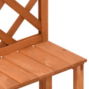 vidaXL tömör fenyőfa rácsos virágtartó állvány 70 x 42 x 115 cm