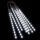 vidaXL 8 db 192 LED-es hideg fehér bel-/kültéri meteor fényfüzér 30 cm