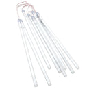 vidaXL 8 db 192 LED-es hideg fehér bel-/kültéri meteor fényfüzér 30 cm