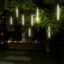 vidaXL 8 db 192 LED-es hideg fehér bel-/kültéri meteor fényfüzér 30 cm
