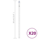 vidaXL 20 db 480 LED-es hideg fehér bel-/kültéri meteor fényfüzér 30cm