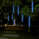 vidaXL 8 db 288 LED-es kék meteor fényfüzér 50 cm
