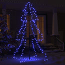 vidaXL 200 LED-es beltéri/kültéri kúp alakú karácsonyfa 98 x 150 cm