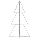 vidaXL 300 LED-es beltéri/kültéri kúp alakú karácsonyfa 120 x 220 cm