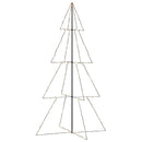 vidaXL 360 LED-es beltéri/kültéri kúp alakú karácsonyfa 143 x 250 cm