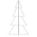 vidaXL 360 LED-es beltéri/kültéri kúp alakú karácsonyfa 143 x 250 cm