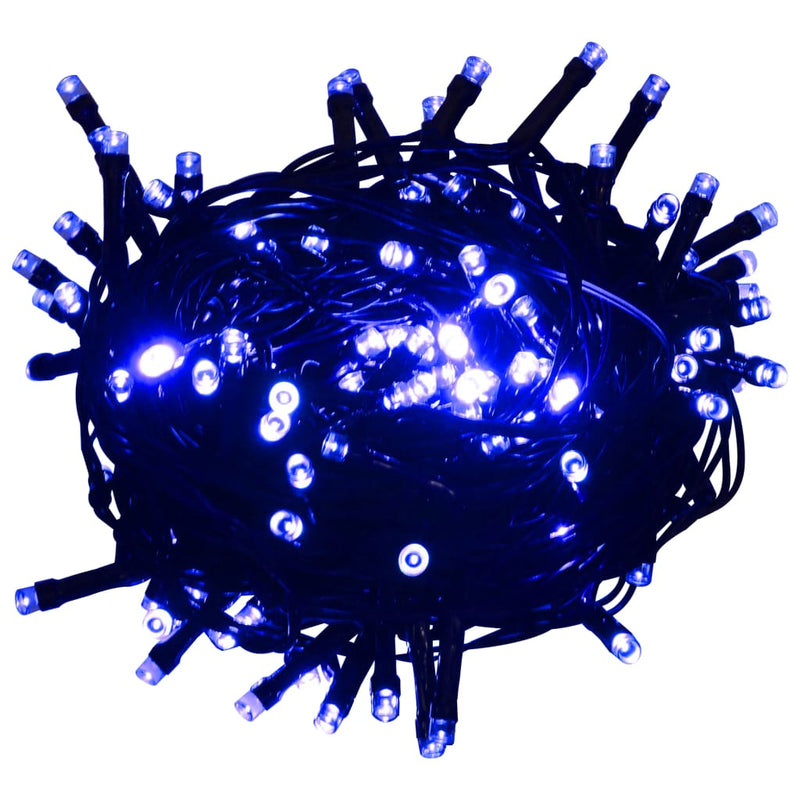 vidaXL 400 LED-es kék fényfüzér 8 világítási móddal 40 m