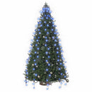 vidaXL 210 LED-es kék karácsonyi fényháló 210 cm