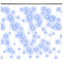 vidaXL 8 funkciós kék LED-es jégcsapfényfüggöny 400 LED-del 10 m