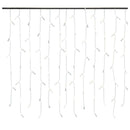 vidaXL 8 funkciós kék LED-es jégcsapfényfüggöny 400 LED-del 10 m