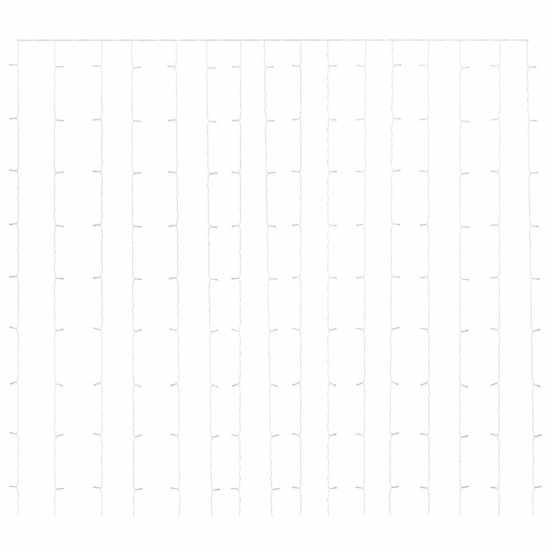 vidaXL 8 funkciós színes fényfüggöny 300 LED-del 3 x 3 m