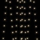 vidaXL 2 db 2x200 LED-es hideg fehér bel-/kültéri napelemes fényfüzér