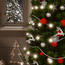 vidaXL 5 db 5x200 LED-es hideg fehér bel-/kültéri napelemes fényfüzér