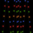 vidaXL 5 db 5x200 LED-es színes bel-/kültéri napelemes fényfüzér