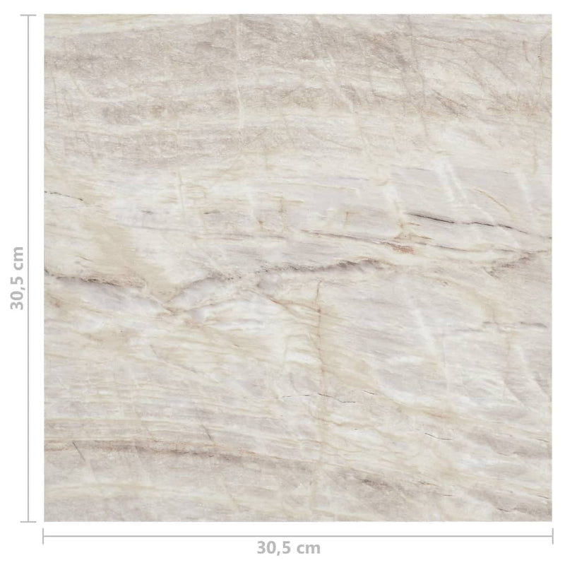 vidaXL 20 db bézs színű öntapadó PVC padlólap 1,86 m²