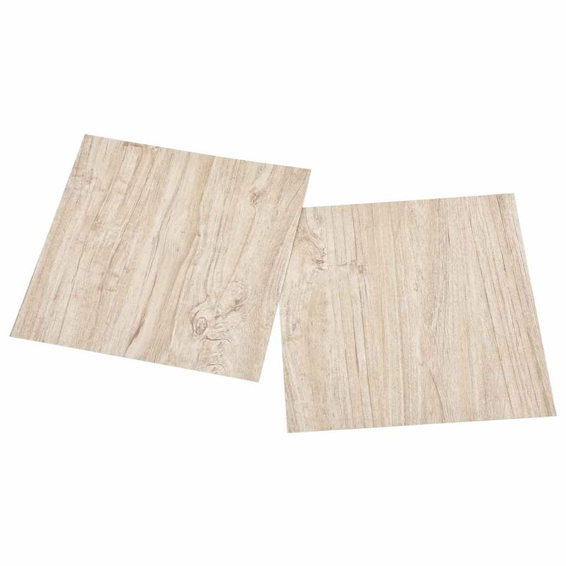 vidaXL 20 db világosbarna öntapadó PVC padlólap 1,86 m²