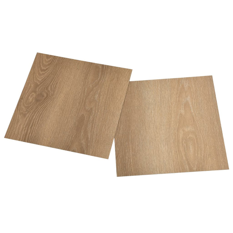 vidaXL 20 db barna öntapadó PVC padlólap 1,86 m²