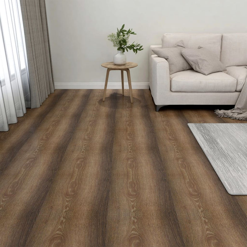 vidaXL 20 db barna öntapadó PVC padlólap 1,86 m²