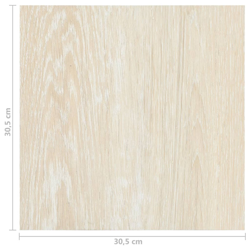 vidaXL 20 db bézs színű öntapadó PVC padlólap 1,86 m²