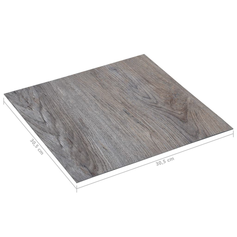 vidaXL 20 db világosbarna öntapadó PVC padlólap 1,86 m²