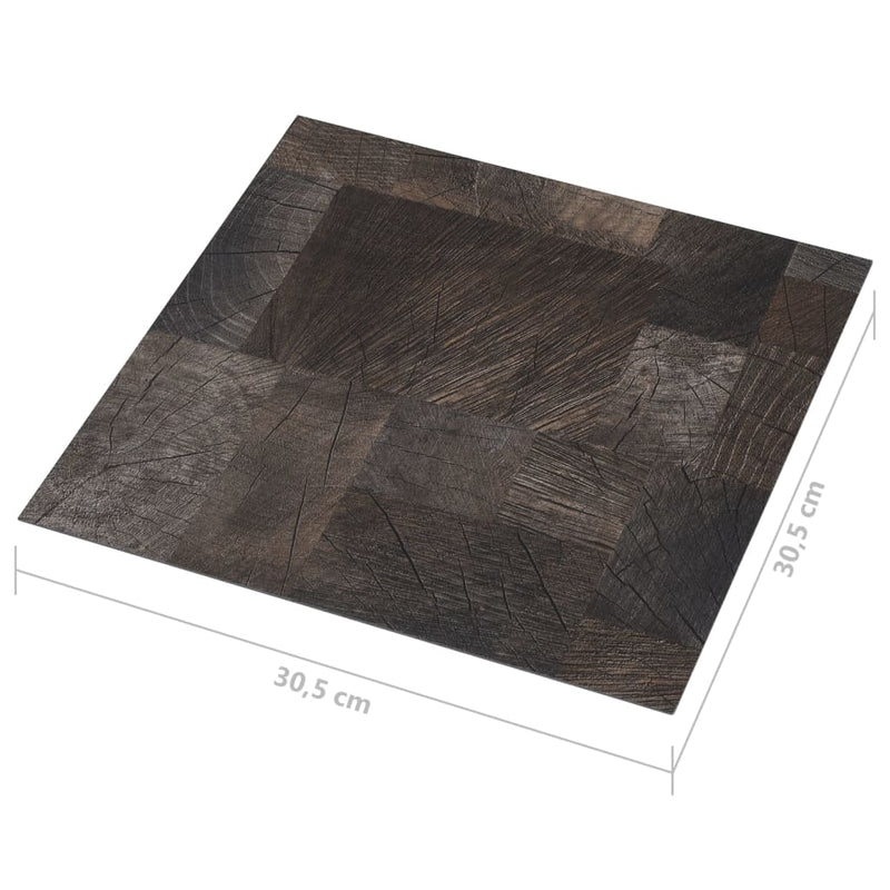 vidaXL 20 db famintás öntapadó PVC padlólap 1,86 m²
