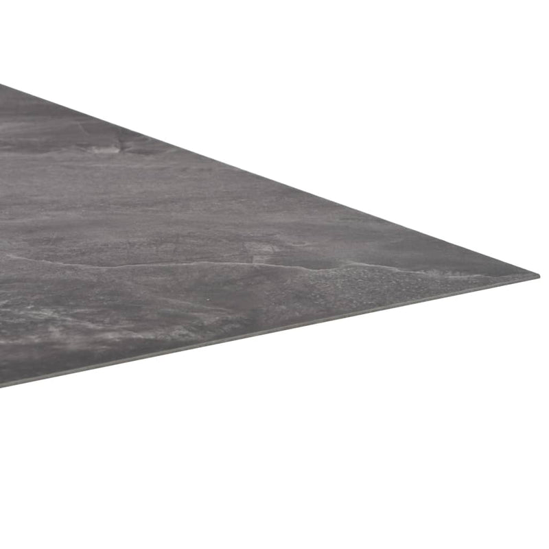 vidaXL 20 db fekete mintás öntapadó PVC padlólap 1,86 m²