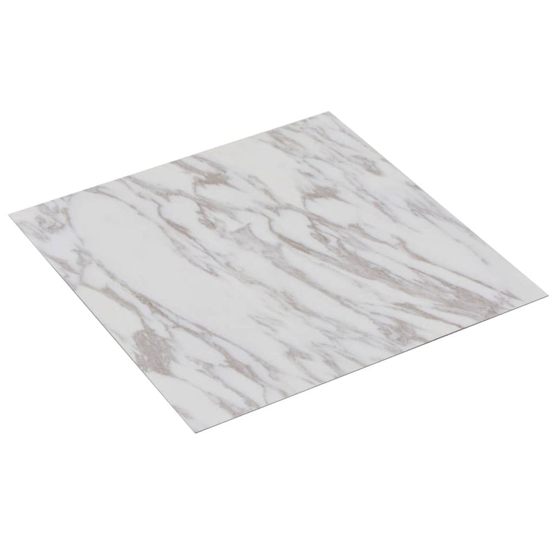 vidaXL 20 db fehér márvány mintás öntapadó PVC padlólap 1,86 m²