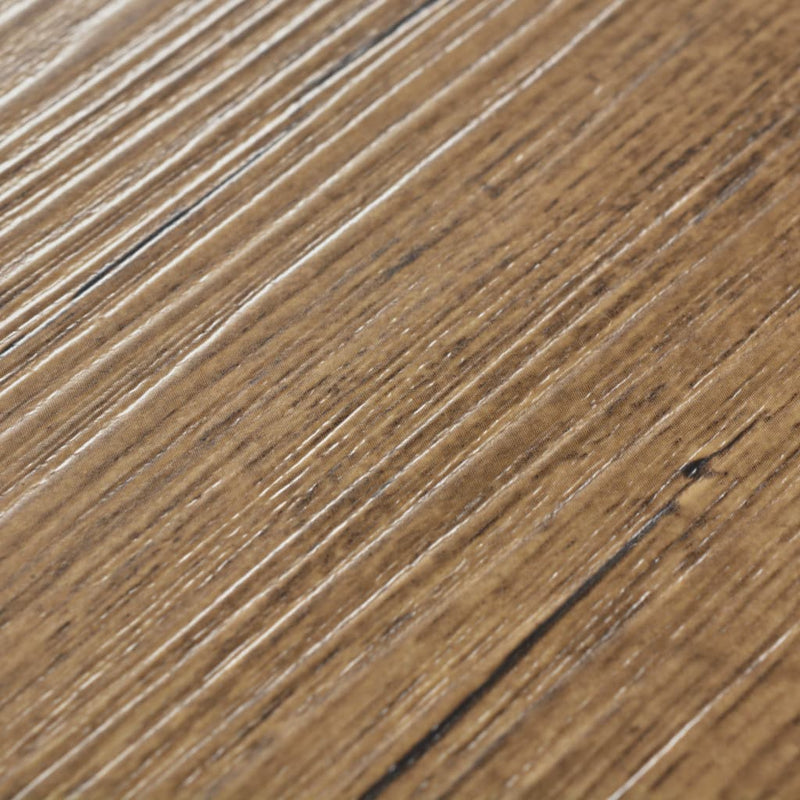 vidaXL dióbarna öntapadó 2 mm-es PVC padlóburkoló lapok 5,21 m²