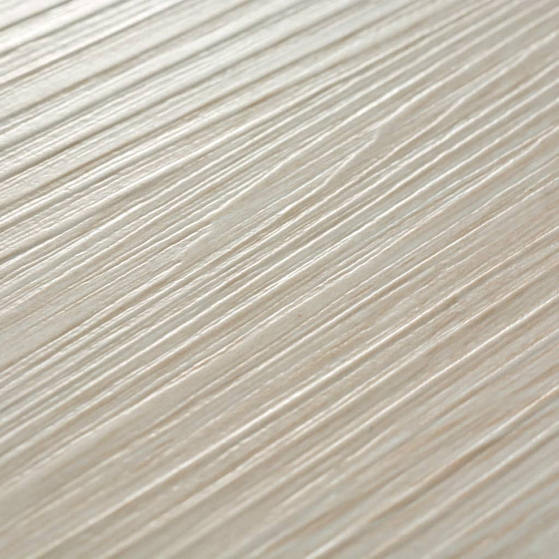 vidaXL fehér tölgyszínű öntapadó 2 mm-es PVC padlóburkoló lapok 5,21m²