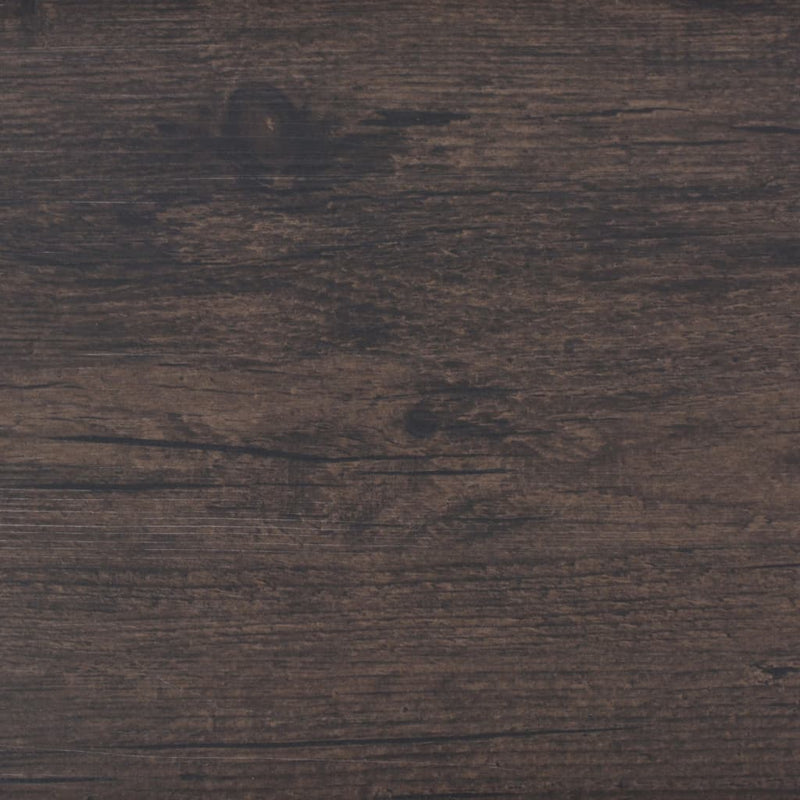 vidaXL sötétbarna öntapadó 2 mm-es PVC padlóburkoló lapok 5,21 m²
