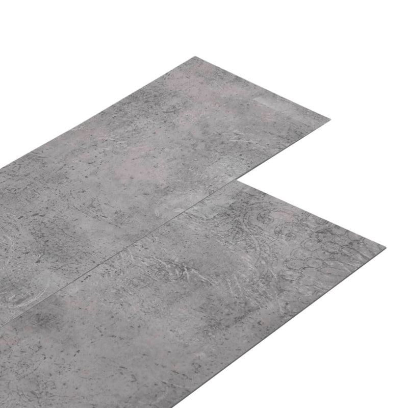 vidaXL barna cement 2 mm-es öntapadó PVC padlóburkoló lapok 5,21m²