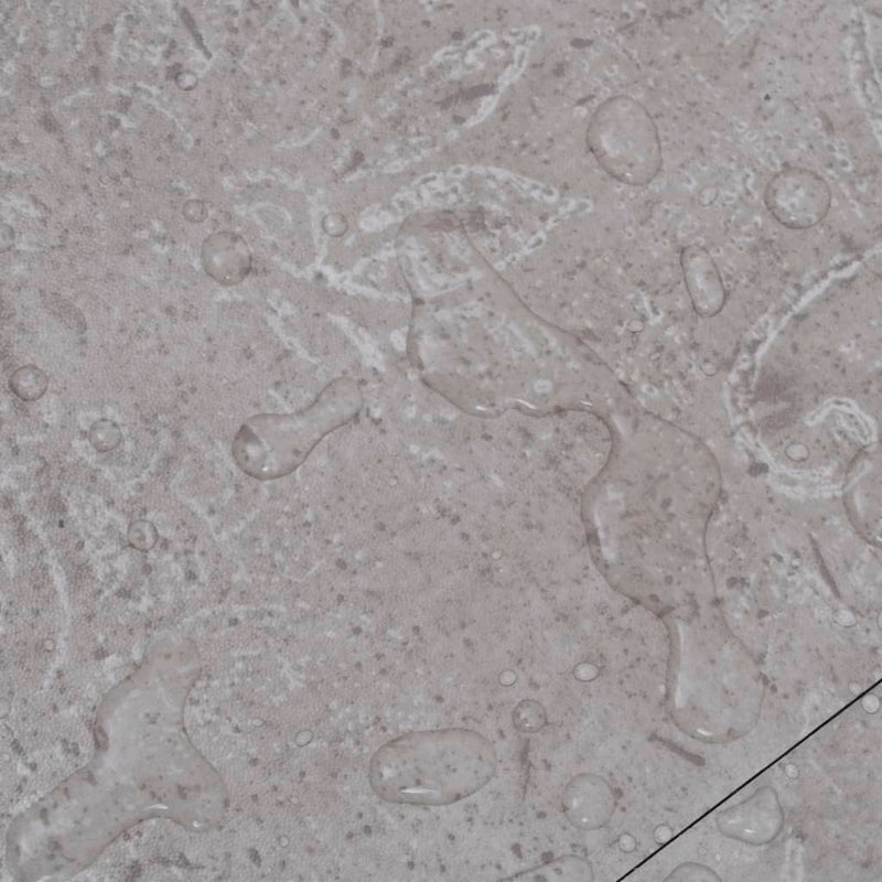 vidaXL földszürke 2 mm-es öntapadó PVC padlóburkoló lapok 5,21 m²