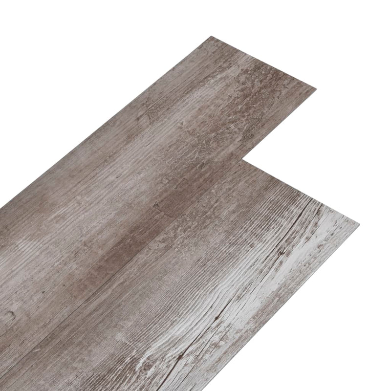 vidaXL matt fabarna öntapadó 2 mm-es PVC padlóburkoló lapok 5,21 m²