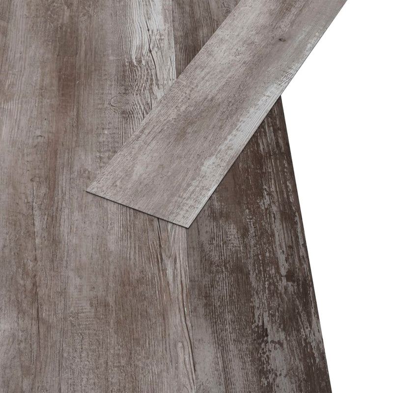vidaXL matt fabarna öntapadó 2 mm-es PVC padlóburkoló lapok 5,21 m²