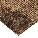 vidaXL Padló szőnyeg 20 pcs Barna 50 x 50 cm PP