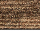 vidaXL Padló szőnyeg 20 pcs Barna 50 x 50 cm PP