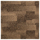 vidaXL Padló szőnyeg 20 pcs Barna 50 x 50 cm PP