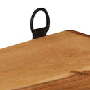 vidaXL 3 részes tömör akácfa fali kockapolcszett