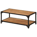 vidaXL tömör akácfa dohányzóasztal 90 x 45 x 35 cm
