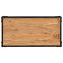vidaXL tömör akácfa dohányzóasztal 90 x 45 x 35 cm