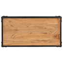 vidaXL tömör akácfa dohányzóasztal 90 x 45 x 35 cm